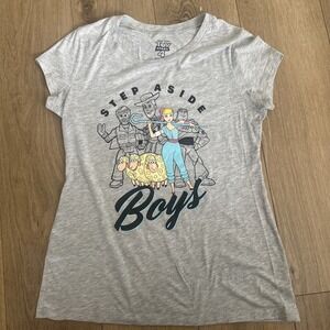 Disney Toy Story 4 T-Shirt‎ Size XL 15-17 Junior Women Gray Step Aside Boys